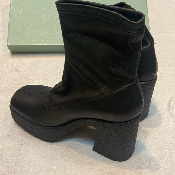 BROTHER VELLIES Empire Platform Boot Black Size 5 Made In Italy New In Box - Picture 7 of 9